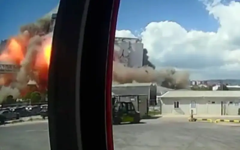 انفجار في ميناء درينجا التركي