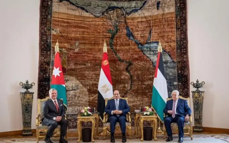 قمة أردنية مصرية فلسطينية اليوم
