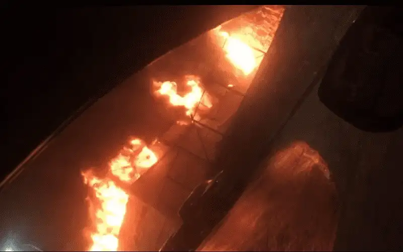 بيان أمني حول حريق المنطقة الحرة