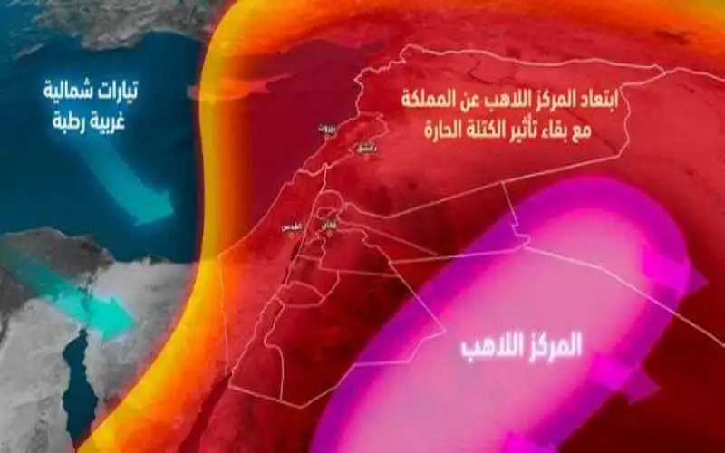 انخفاض واضح على درجات الحرارة اليوم