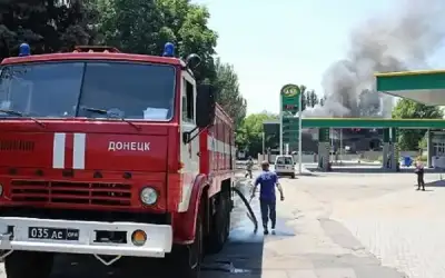 33 قتيلا بانفجار محطة وقود في