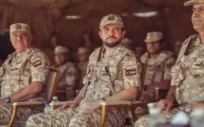 ولي العهد يتابع مجريات التمرين التعبوي