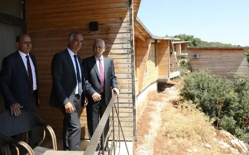 افتتاح مشروعي النزل البيئي وألعاب المغامرة