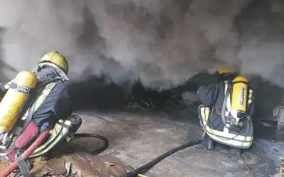 انقاذ خمسة اشخاص في حريقين منفصلين