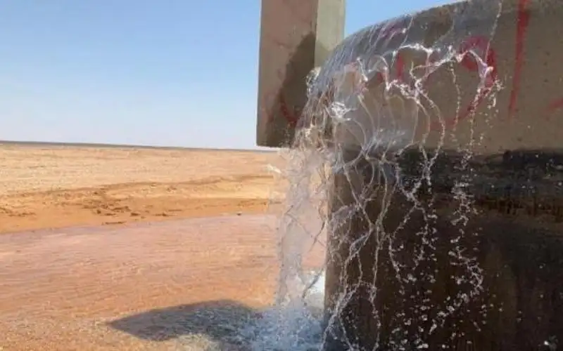 %2.2 نسبة انخفاض الفاقد المائي خلال