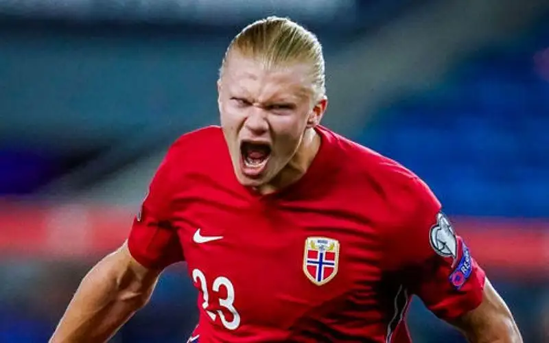 هالاند حاضرا أمام النشامى