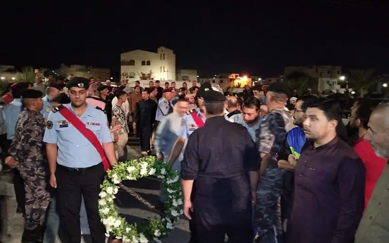 الأمن العام يشارك بتشييع الشرطي حمزة