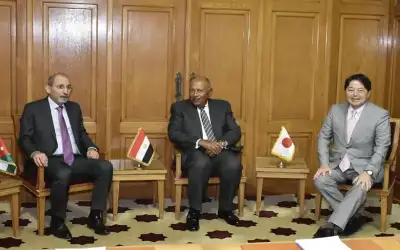اجتماع أردني مصري ياباني في القاهرة