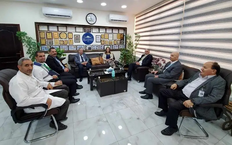 وفد من مجلس اعتماد المؤسسات الصحية
