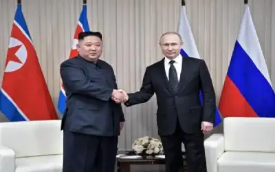 الزعيم الكوري الشمالي يدخل الأراضي الروسية