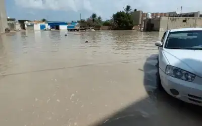 الفيضانات تضرب درنة الليبية