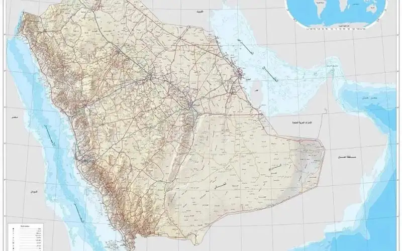 السعودية تصدر خارطة رسمية بحدودها المعتمدة