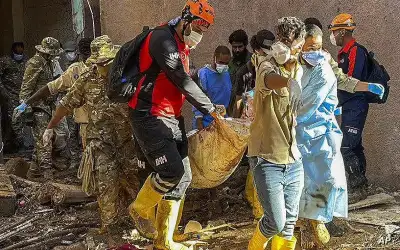 ارتفاع عدد قتلى الفيضانات في ليبيا