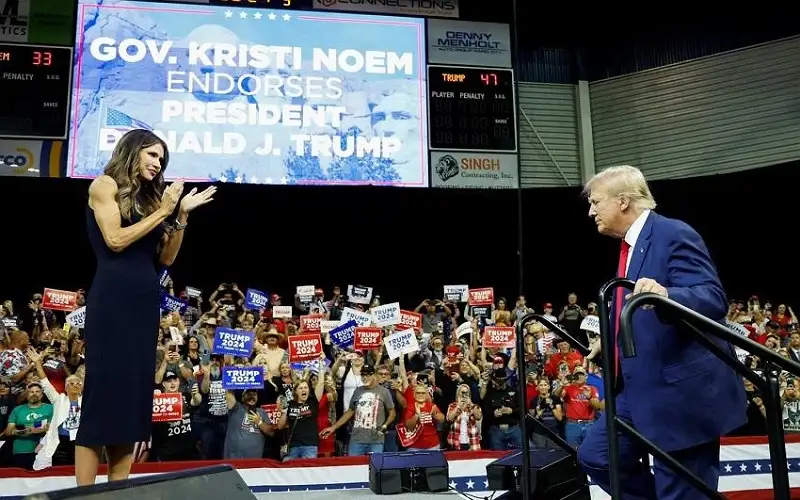 ترمب: إمكانية اختيار امرأة لتكون نائبة