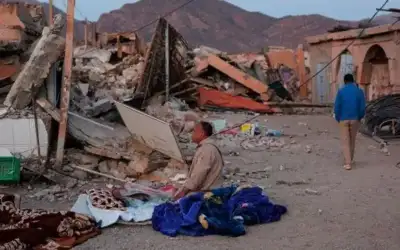 زلزال المغرب رفع مستوى الارض 20