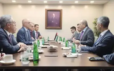 الصفدي يلتقي رئيس اللجنة اليهودية الامريكية