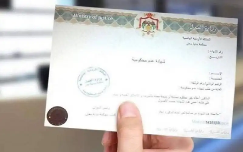 333 ألف شهادة عدم محكومية أصدرت