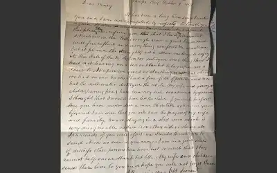 رسالة من عام 1848 تكشف عن