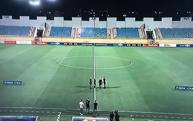 إنهاء مباراة الحسين وشباب العقبة قبل