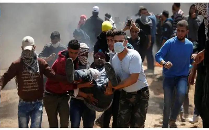 سبعة جرحى برصاص الاحتلال شرق قطاع