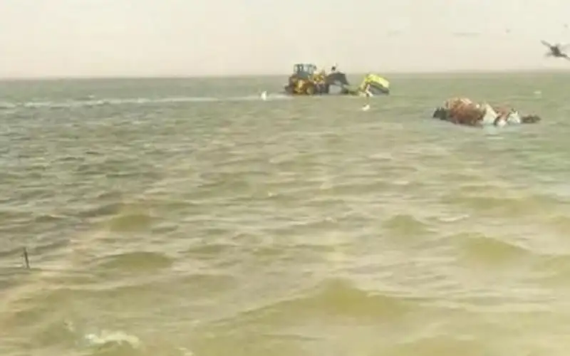 العاصفة دانيال تحول صحراء ليبية الى