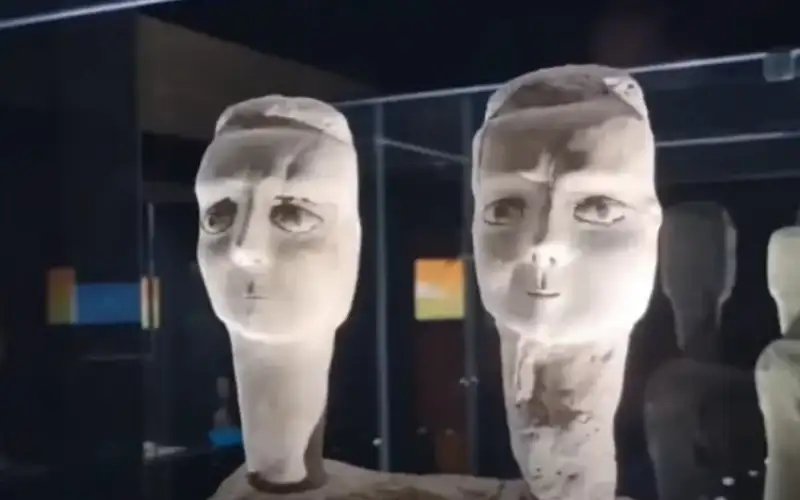 جوجل يحتفل بتماثيل عين غزال الأردنية..