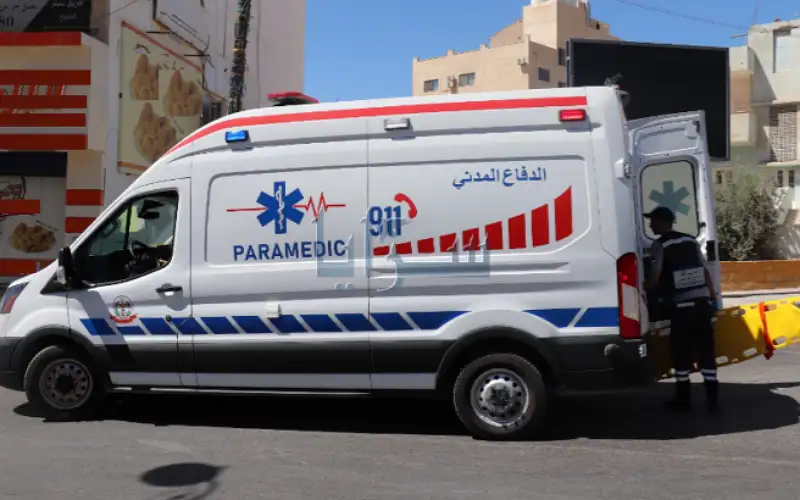 النيران تشتعل في جسد مواطن بمنطقة