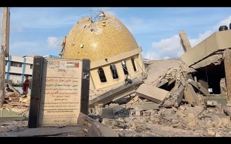 طائرات الاحتلال تدمر مسجدا في خان