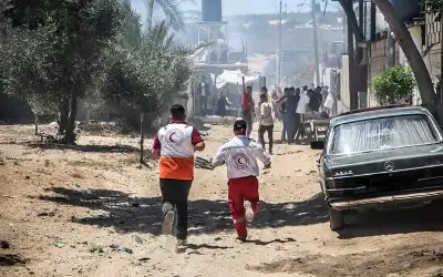 الهلال الأحمر الفلسطيني: القيود على غزة
