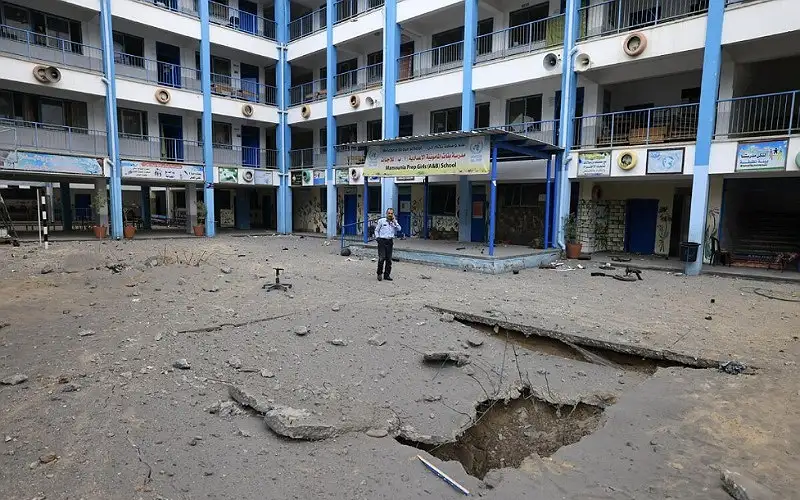 تضرر 14 مؤسسة تتبع للأنروا في