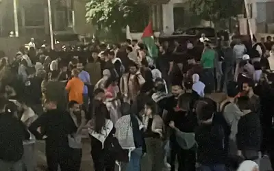 وقفة تضامنية دعما للشعب الفلسطيني في