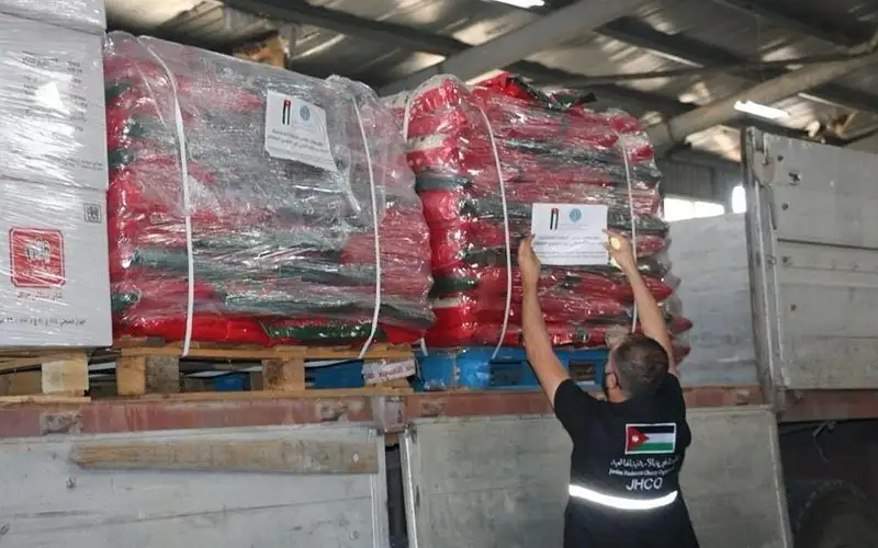 الهيئة الخيرية الهاشمية تباشر تجهيز المساعدات