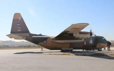 الأردن يسير طائرة إغاثية إلى غزة
