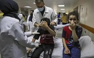 غزة .. إخلاء مستشفى للأطفال بعد