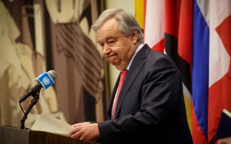 غوتيريش: وضع غزة تدهور لمستوى غير