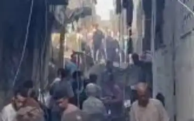 استشهاد 25 فلسطينيا في مخيم الشاطئ