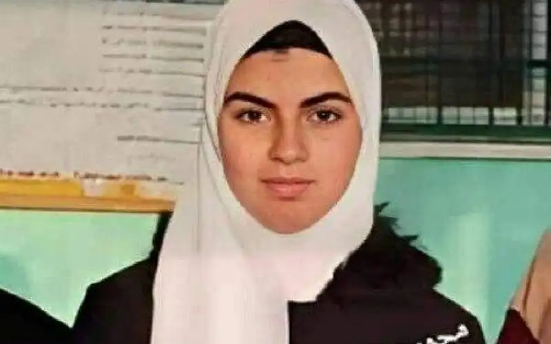 استشهاد الطالبة الشيماء الأولى على (توجيهي