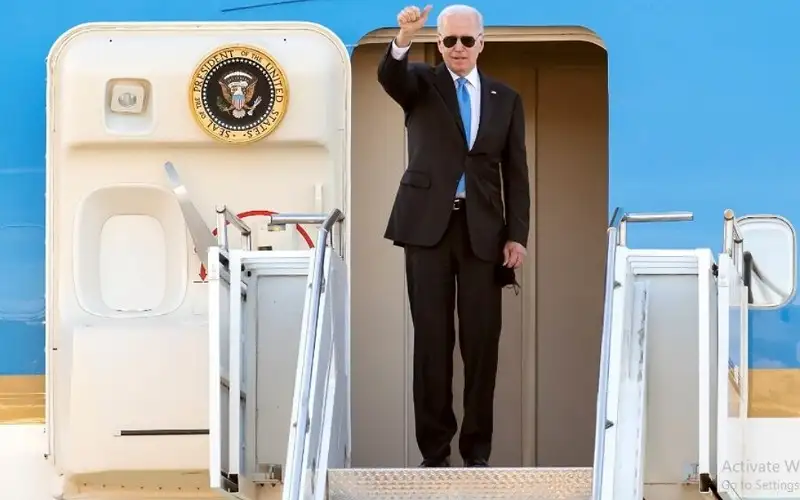 بايدن سيهبط في الأردن قبل زيارته