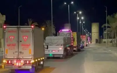 الهلال الأحمر المصري: تحرك شاحنات تحمل