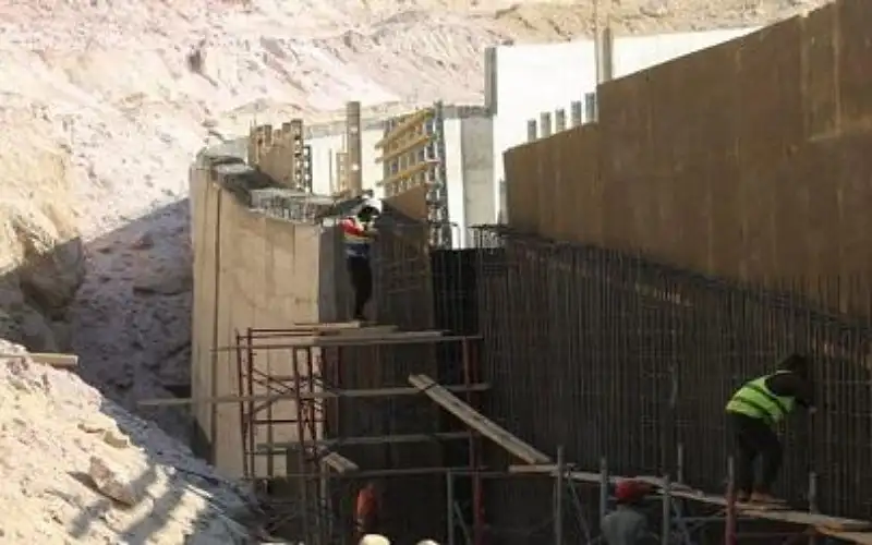 70 % نسبة الإنجاز في مشروع