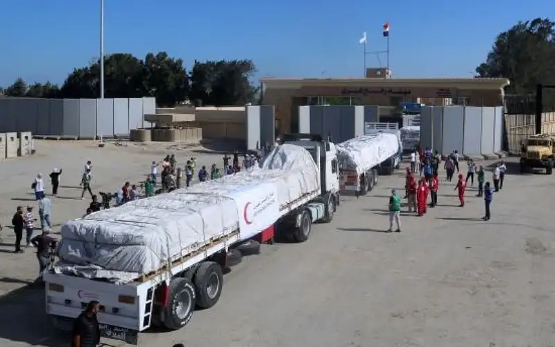 الهلال الأحمر المصري: يمكن إدخال شاحنات