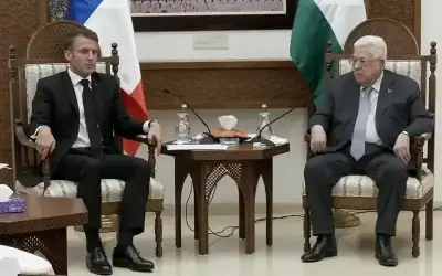 ماكرون خلال لقاء عباس: حماس لا