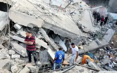 1550 بلاغا عن مفقودين تحت الأنقاض