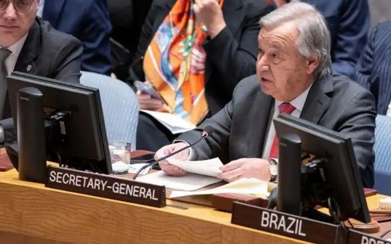 كلمة غوتريش في مجلس الأمن تستفز