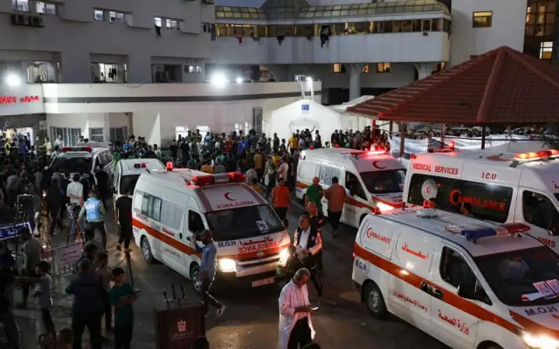 مستشفى الشفاء في غزة بلا كهرباء