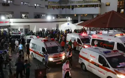 مستشفى الشفاء في غزة بلا كهرباء