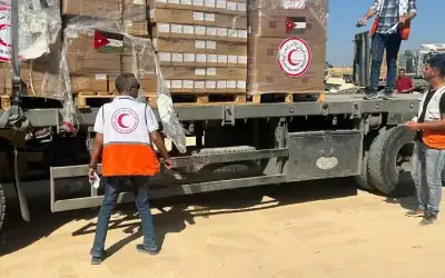 مساعدات جديدة تدخل غزة