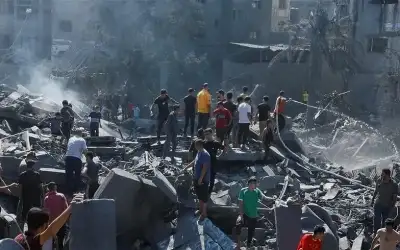 الاتحاد الأوروبي يبحث هدنة إنسانية بغزة
