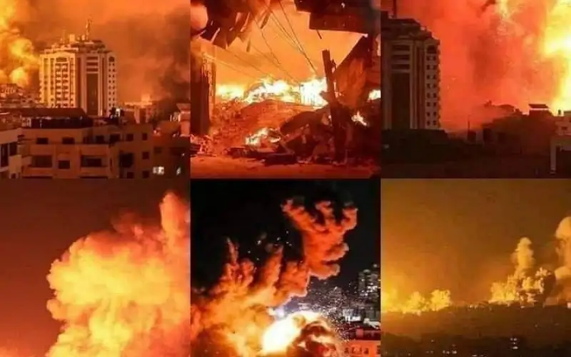 أكثر من 100 شهيد بقصف مبنى