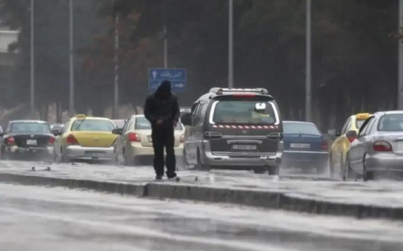 أمطار غزيرة في جنوب الأردن